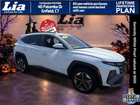 White 2026 Hyundai Tucson SEL Plus for sale in Enfield, CT