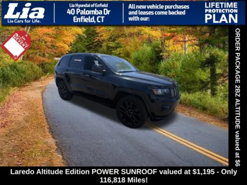 Black 2018 Jeep Grand Cherokee Altitude for sale in Enfield, CT
