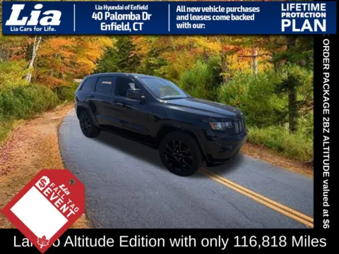 Black 2018 Jeep Grand Cherokee Altitude for sale in Enfield, CT