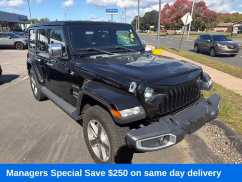 Another view of 2020 Jeep Wrangler Unlimited Sahara for sale in Enfield, CT at Lia Hyundai of Enfield