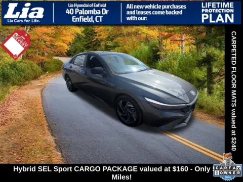 Gray 2025 Hyundai Elantra Hybrid SEL Sport for sale in Enfield, CT