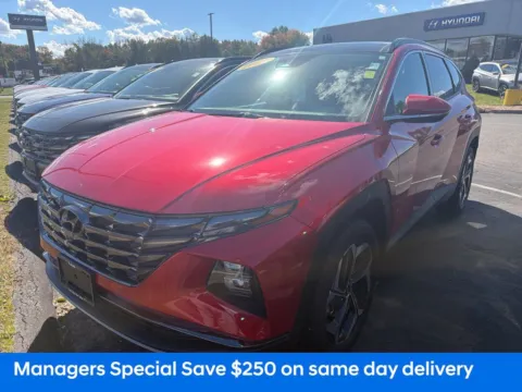 Red 2022 Hyundai Tucson Limited for sale in Enfield, CT
