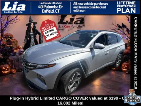 Silver 2023 Hyundai Tucson Plug-In Hybrid Limited for sale in Enfield, CT