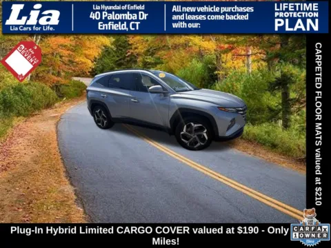 Silver 2023 Hyundai Tucson Plug-In Hybrid Limited for sale in Enfield, CT