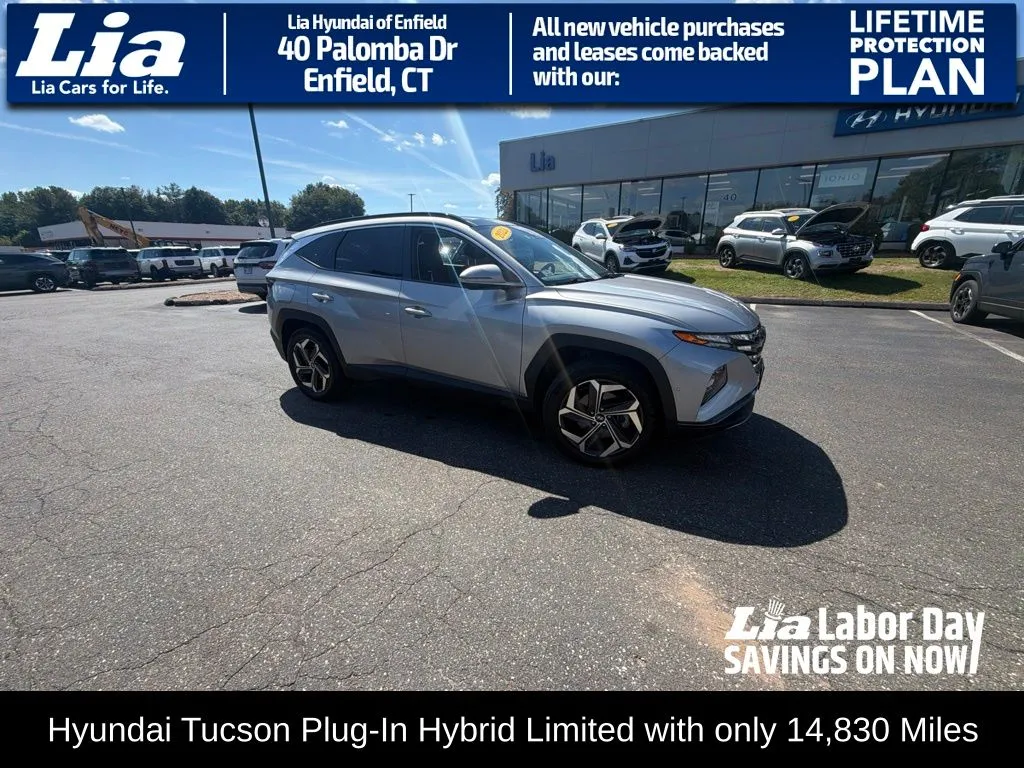 Silver 2023 Hyundai Tucson Plug-In Hybrid Limited for sale in Enfield, CT
