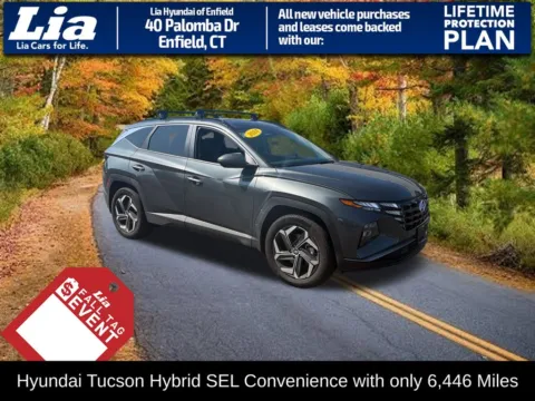 Gray 2024 Hyundai Tucson Hybrid SEL Convenience for sale in Enfield, CT