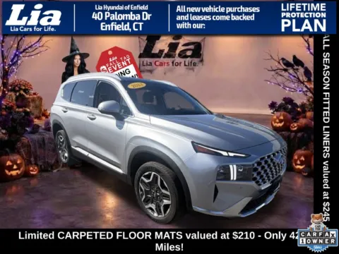 Silver 2023 Hyundai Santa Fe Limited for sale in Enfield, CT
