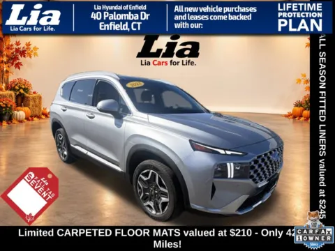 Silver 2023 Hyundai Santa Fe Limited for sale in Enfield, CT