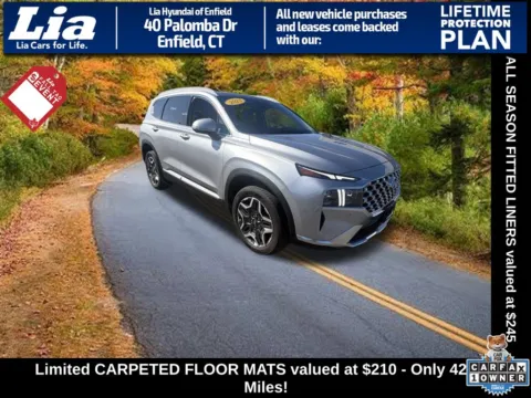 Silver 2023 Hyundai Santa Fe Limited for sale in Enfield, CT