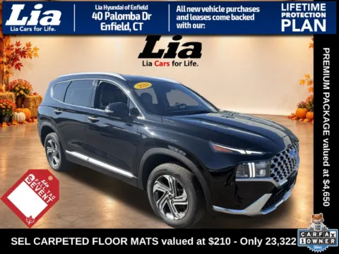 Black 2023 Hyundai Santa Fe SEL for sale in Enfield, CT