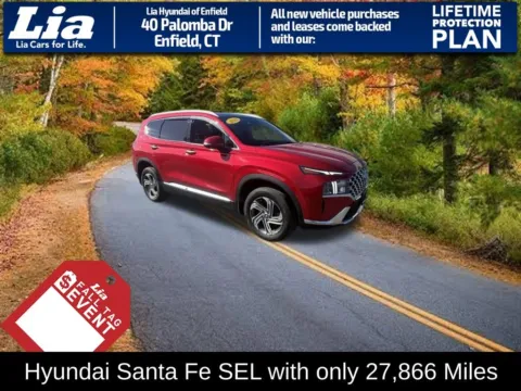Red 2023 Hyundai Santa Fe SEL for sale in Enfield, CT