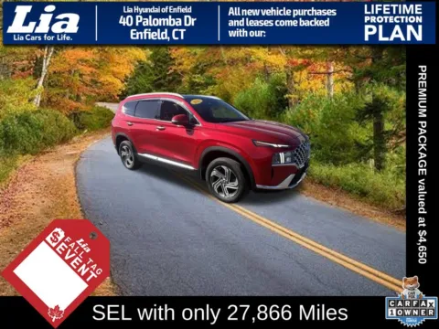 Red 2023 Hyundai Santa Fe SEL for sale in Enfield, CT