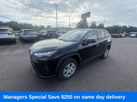 Black 2024 Toyota RAV4 LE for sale in Enfield, CT
