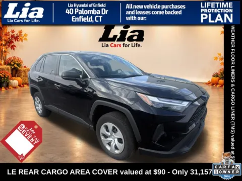 Black 2024 Toyota RAV4 LE for sale in Enfield, CT
