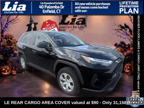 Black 2024 Toyota RAV4 LE for sale in Enfield, CT