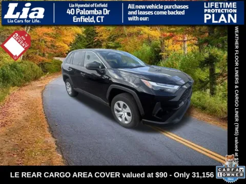 Black 2024 Toyota RAV4 LE for sale in Enfield, CT