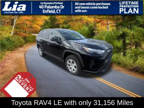 Black 2024 Toyota RAV4 LE for sale in Enfield, CT