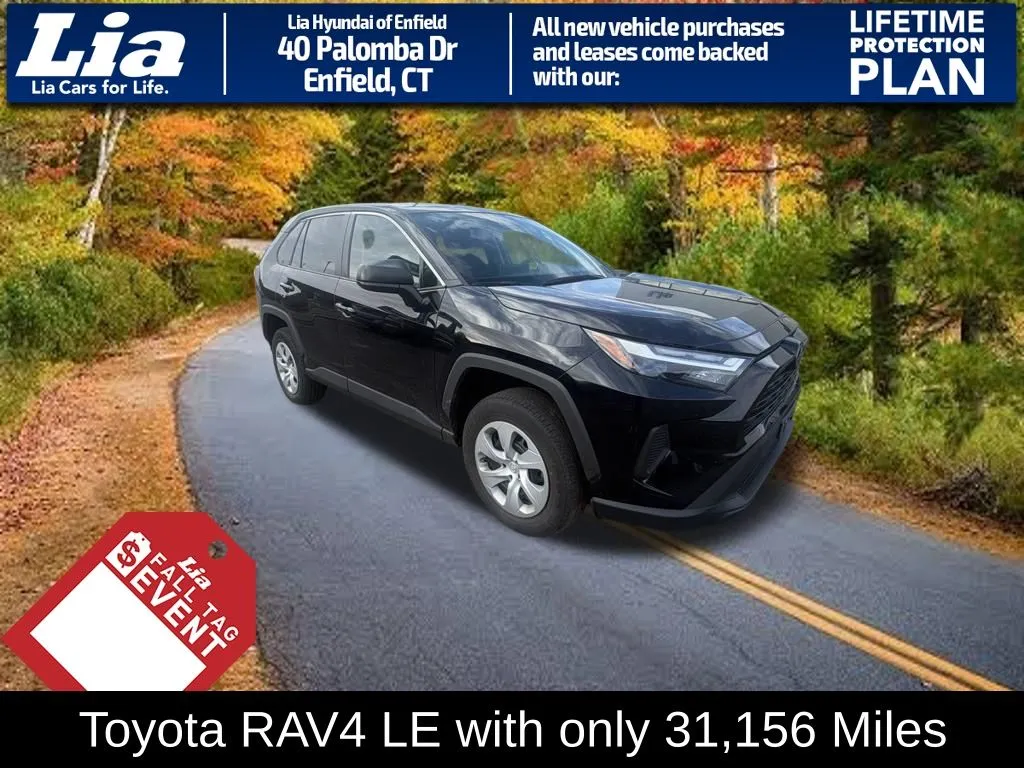 Black 2024 Toyota RAV4 LE for sale in Enfield, CT