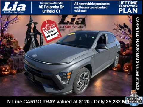 Gray 2024 Hyundai Kona N Line for sale in Enfield, CT