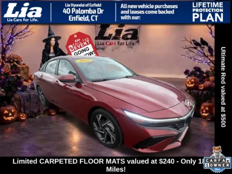Red 2025 Hyundai Elantra Limited for sale in Enfield, CT