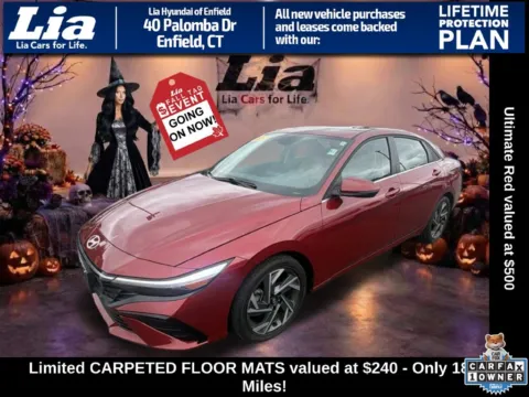 Red 2025 Hyundai Elantra Limited for sale in Enfield, CT