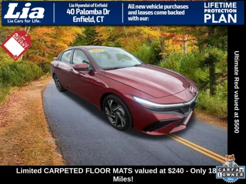 Red 2025 Hyundai Elantra Limited for sale in Enfield, CT