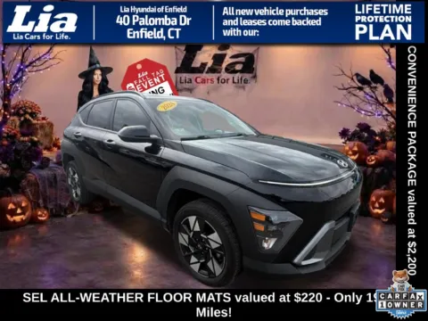 Black 2024 Hyundai Kona SEL for sale in Enfield, CT