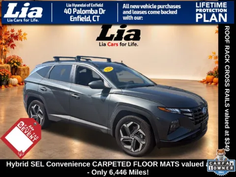 Gray 2024 Hyundai Tucson Hybrid SEL Convenience for sale in Enfield, CT