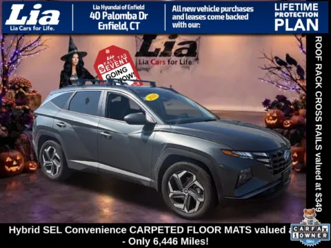 Gray 2024 Hyundai Tucson Hybrid SEL Convenience for sale in Enfield, CT