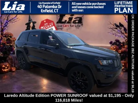 Black 2018 Jeep Grand Cherokee Altitude for sale in Enfield, CT