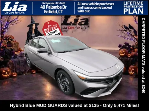 Gray 2026 Hyundai Elantra Hybrid Blue for sale in Enfield, CT