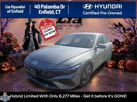 Gray 2025 Hyundai Elantra Hybrid Limited for sale in Enfield, CT