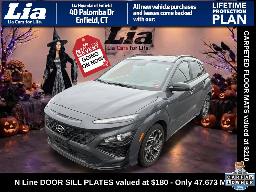 Gray 2023 Hyundai Kona N Line for sale in Enfield, CT