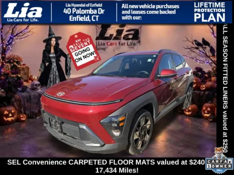 White 2025 Hyundai Kona SEL Convenience for sale in Enfield, CT