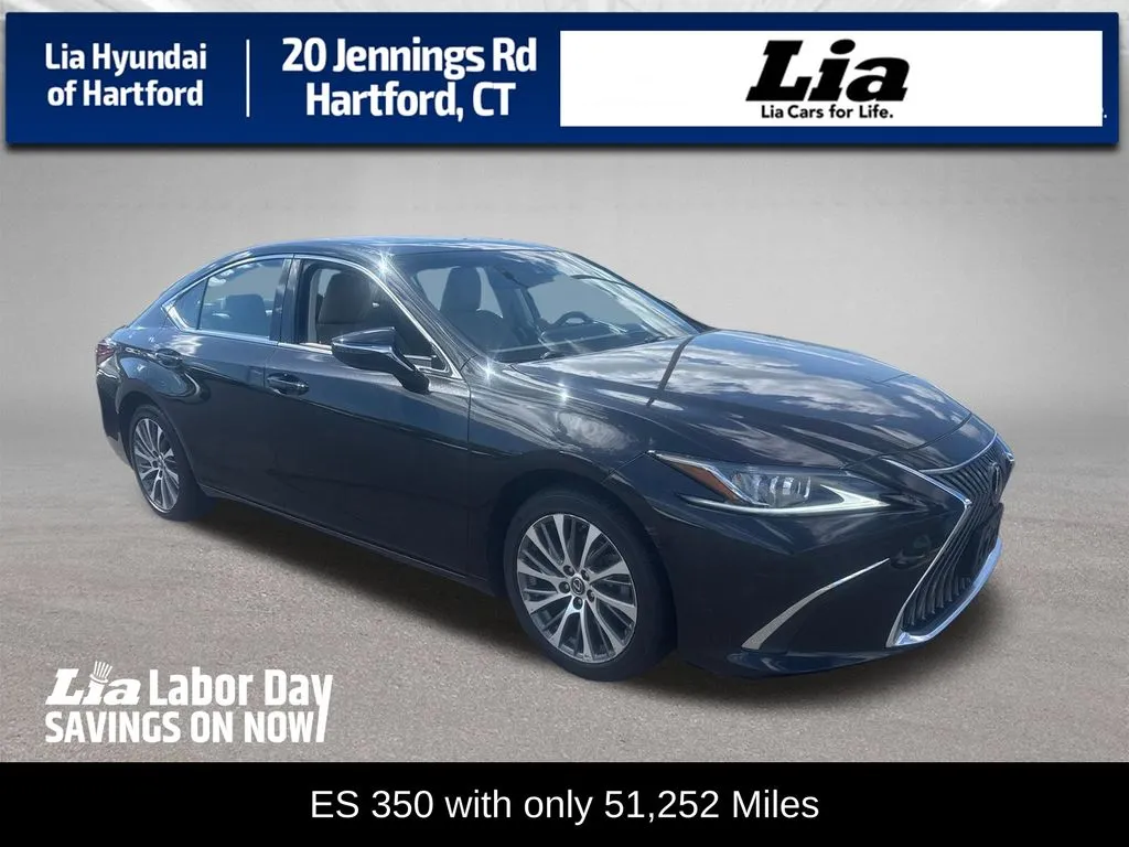 Black 2019 Lexus ES 350 for sale in Hartford, CT