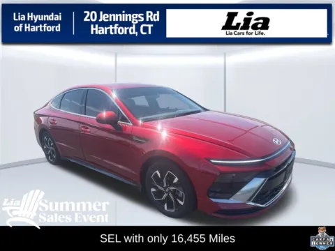 Red 2024 Hyundai Sonata SEL for sale in Hartford, CT