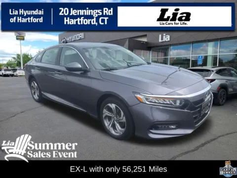 Gray 2020 Honda Accord EX-L for sale in Hartford, CT