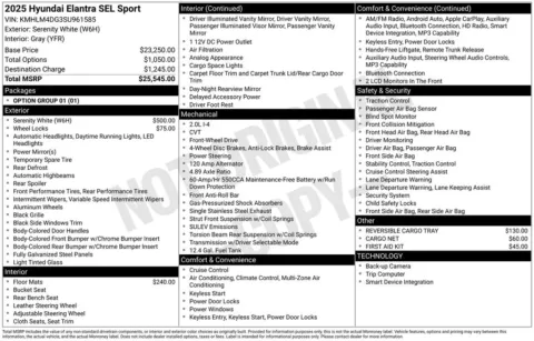 More photos of 2025 Hyundai Elantra SEL Sport at Lia Hyundai of Hartford, CT