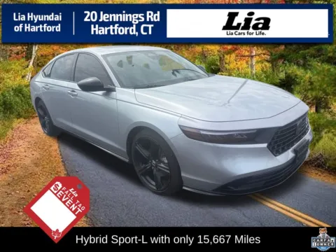 Silver 2024 Honda Accord Hybrid Sport-L for sale in Hartford, CT