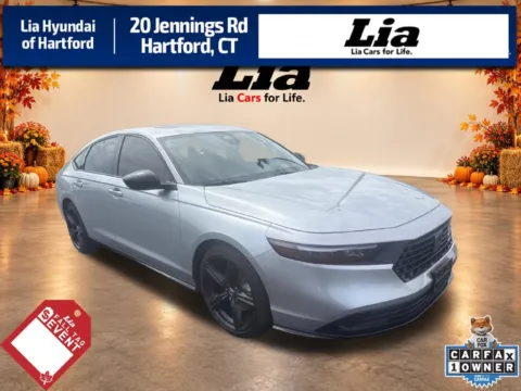 Silver 2024 Honda Accord Hybrid Sport-L for sale in Hartford, CT