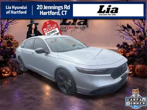 Silver 2024 Honda Accord Hybrid Sport-L for sale in Hartford, CT