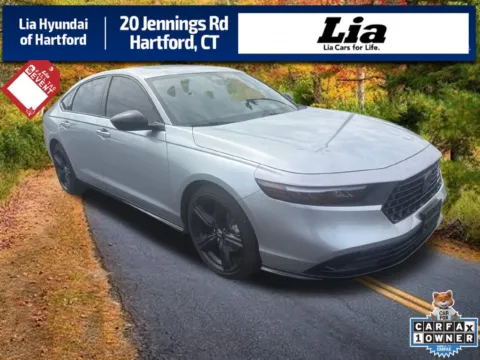 Silver 2024 Honda Accord Hybrid Sport-L for sale in Hartford, CT