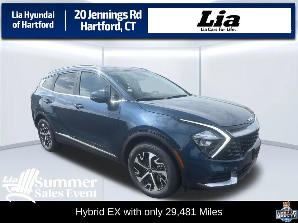Blue 2023 Kia Sportage Hybrid EX for sale in Hartford, CT