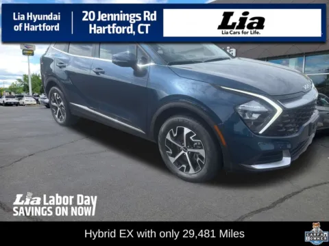 Blue 2023 Kia Sportage Hybrid EX for sale in Hartford, CT