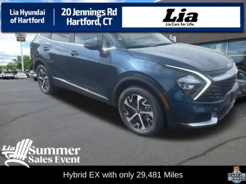 Blue 2023 Kia Sportage Hybrid EX for sale in Hartford, CT