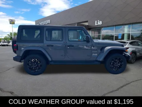 Another view of 2022 Jeep Wrangler Unlimited Sahara 4xe for sale in Hartford, CT at Lia Hyundai of Hartford