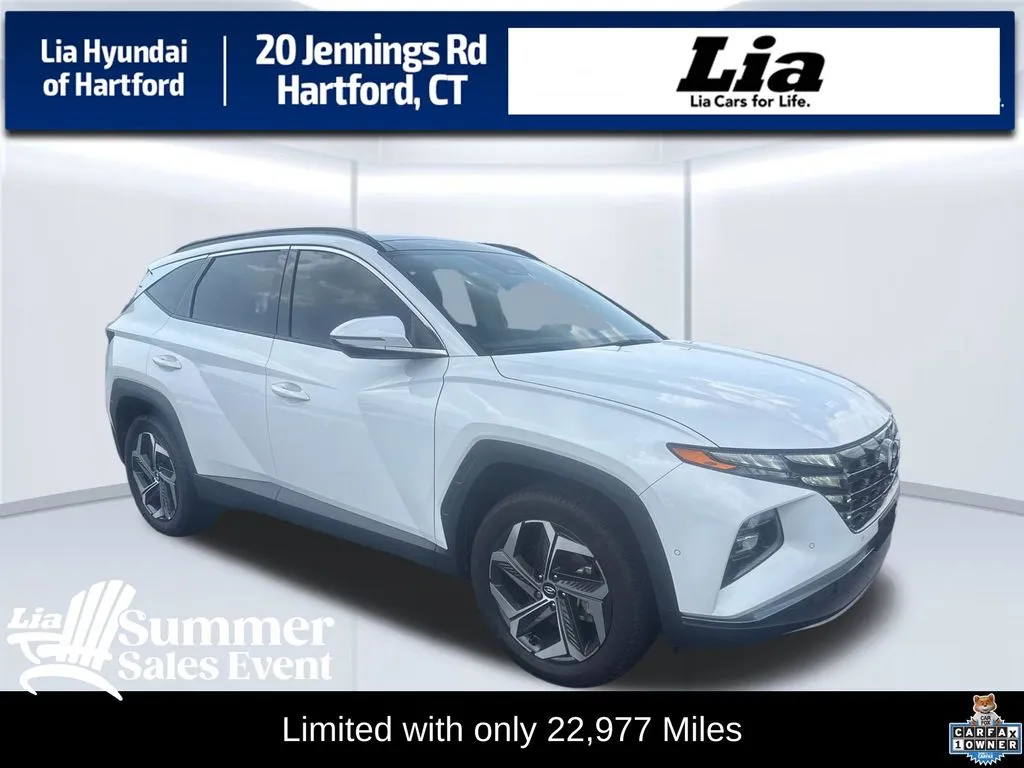 White 2024 Hyundai Tucson Limited for sale in Hartford, CT