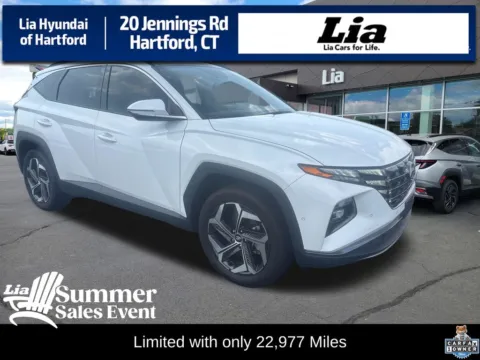 White 2024 Hyundai Tucson Limited for sale in Hartford, CT