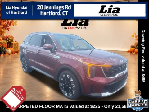 Red 2024 Kia Sorento SX for sale in Hartford, CT