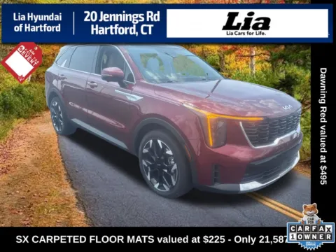 Red 2024 Kia Sorento SX for sale in Hartford, CT